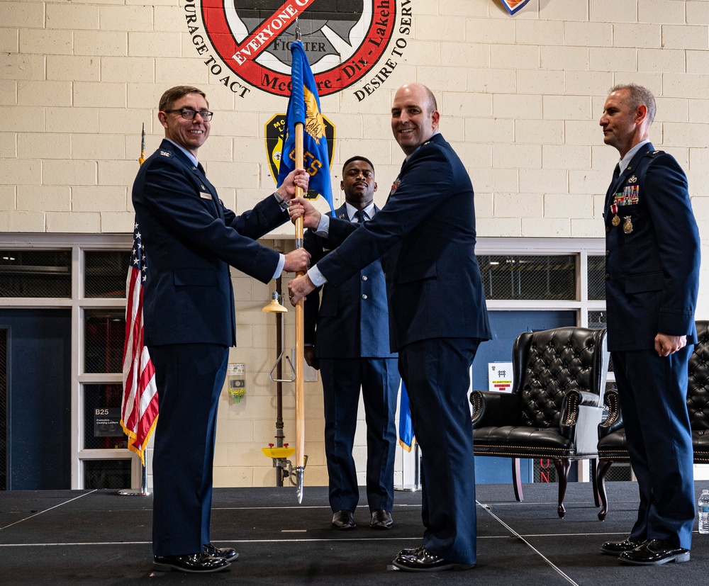 The 87th CES hosts change of command ceremony