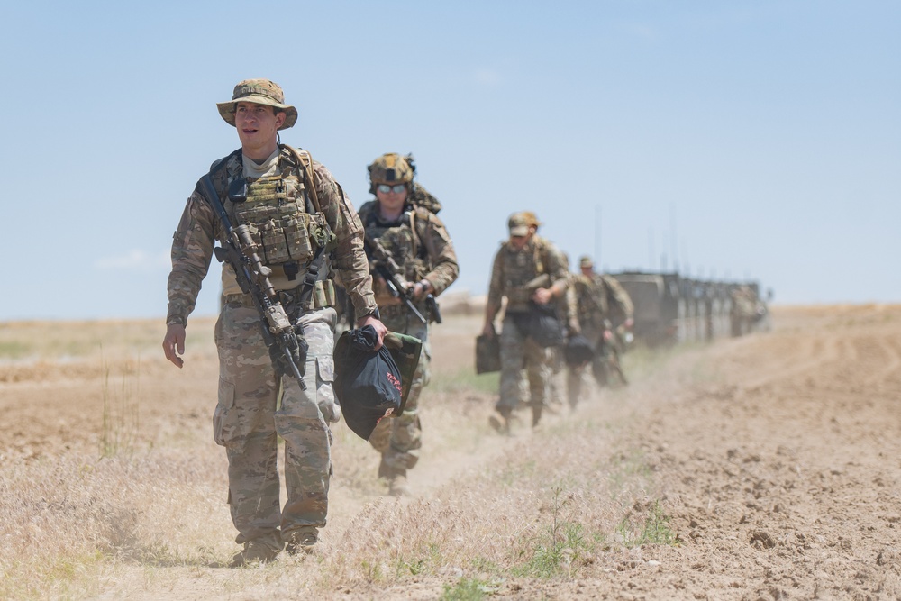 Security Forces takes Drill to the Field