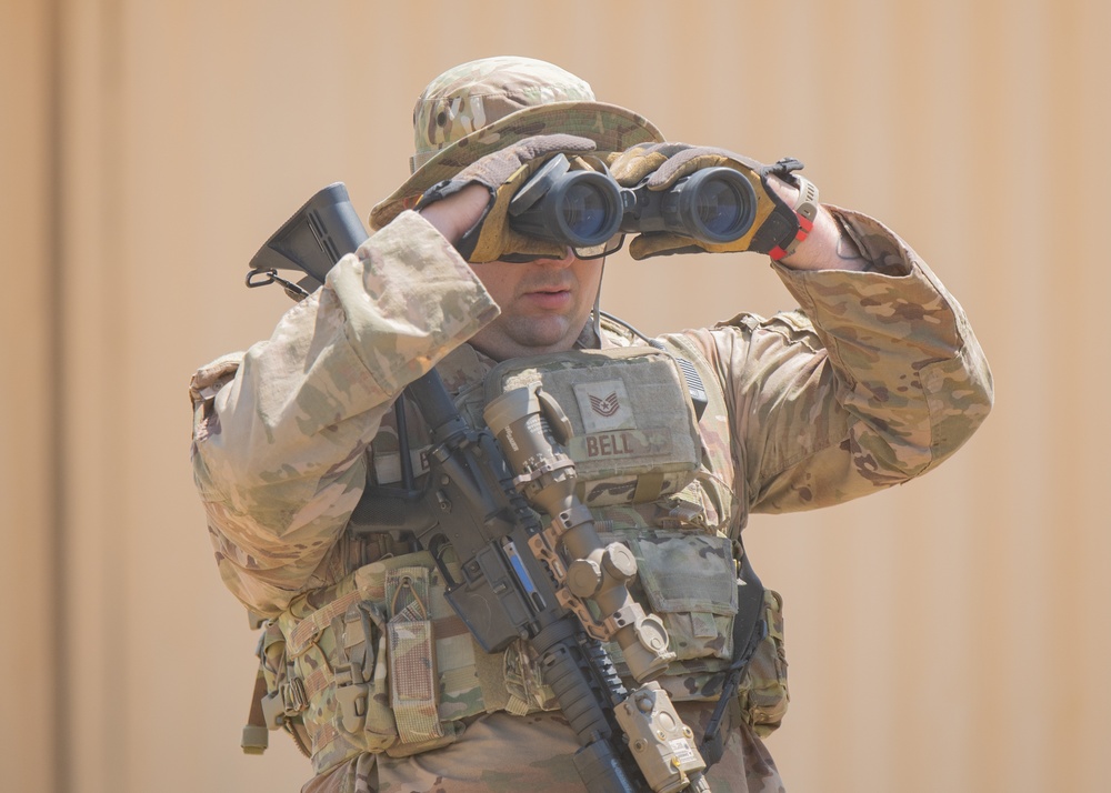 Security Forces takes Drill to the Field