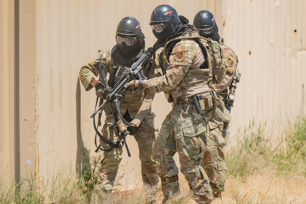 Security Forces takes Drill to the Field
