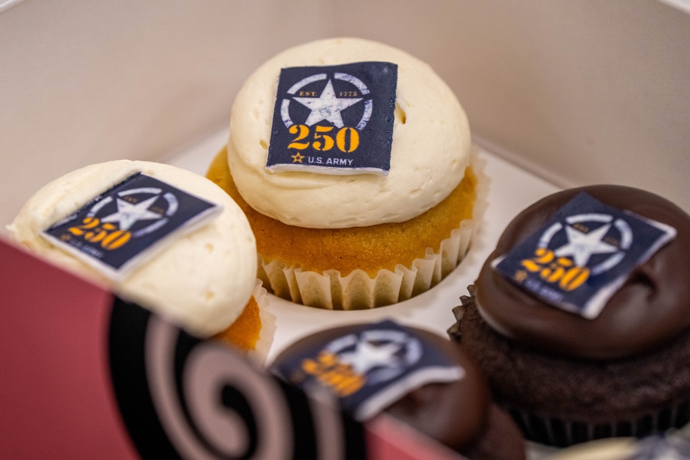 Capitol Hill Cupcake Delivery in honor of the U.S. Army’s 250th Birthday