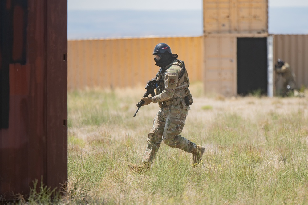 Security Forces takes Drill to the Field
