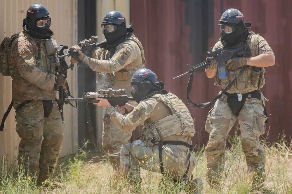 Security Forces takes Drill to the Field