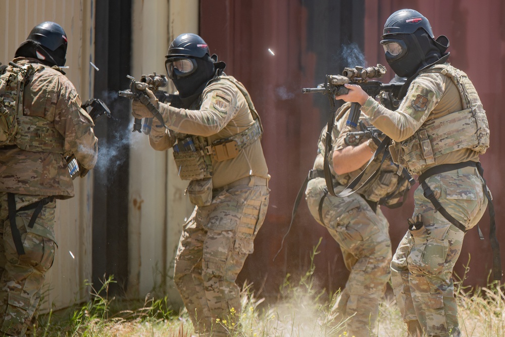 Security Forces takes Drill to the Field