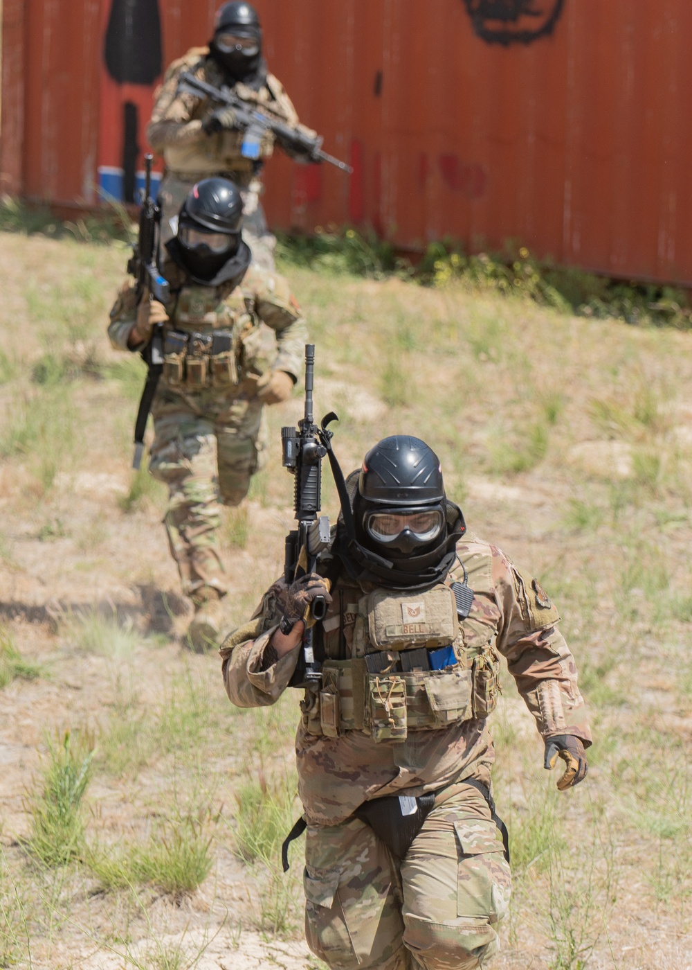 Security Forces takes Drill to the Field