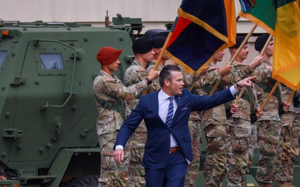 Secretary of Defense Pete Hegseth addresses Fort Bragg