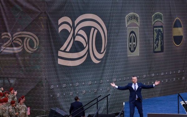 Secretary of Defense Pete Hegseth addresses Fort Bragg