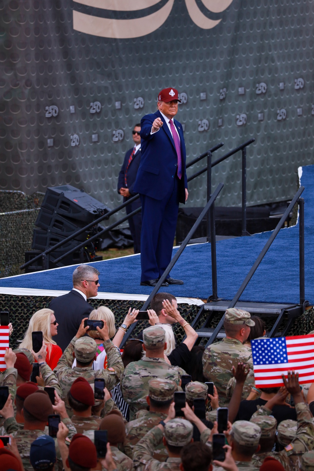 President Donald J. Trump at Fort Bragg