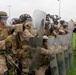 U.S. Marines rehearse nonlethal tactics to support Task Force 51