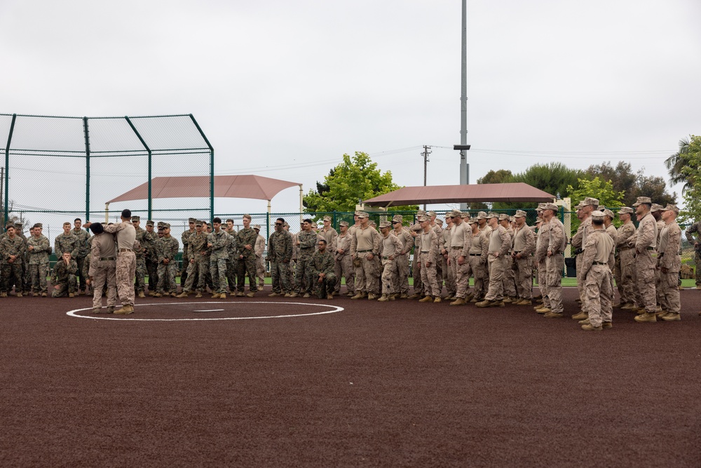 U.S. Marines rehearse nonlethal tactics to support Task Force 51