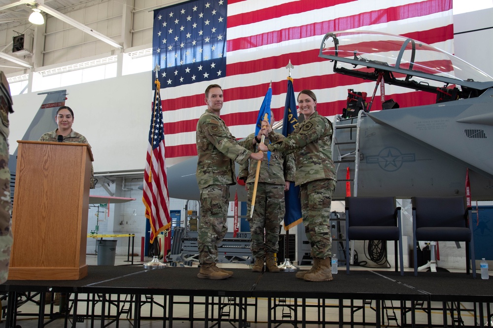 142nd AMXS Welcomes New Commander