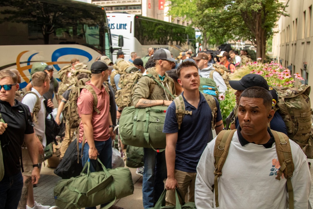 3ID Soldiers Arrive in Preparation For the Army 250th Birthday Parade