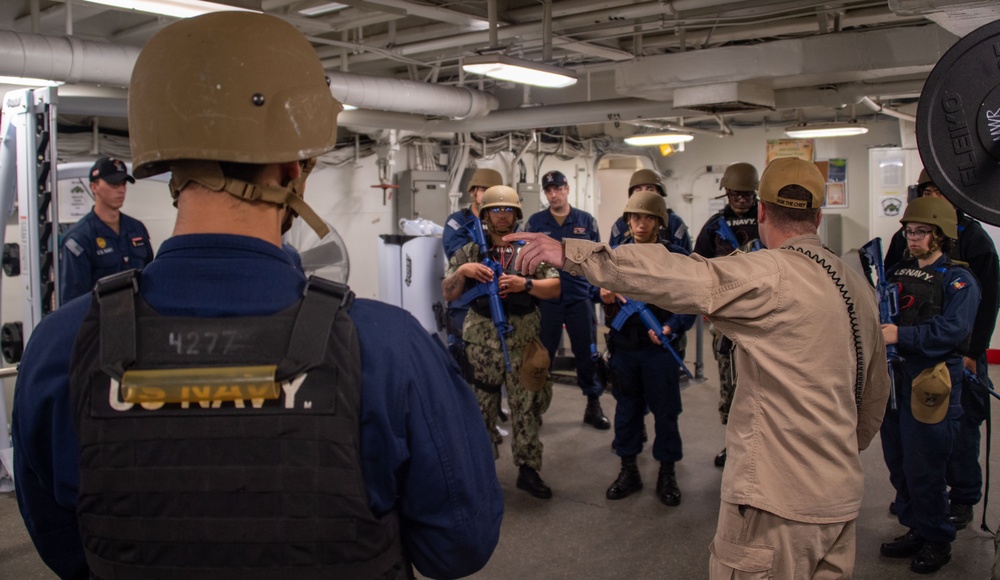 USS ESSEX ATTT Drill
