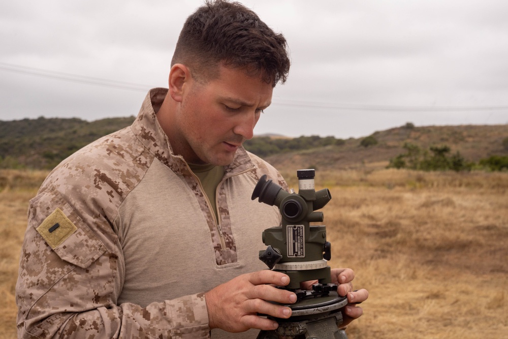 November Battery Marines conduct emplacement drills during Regimental FIREX