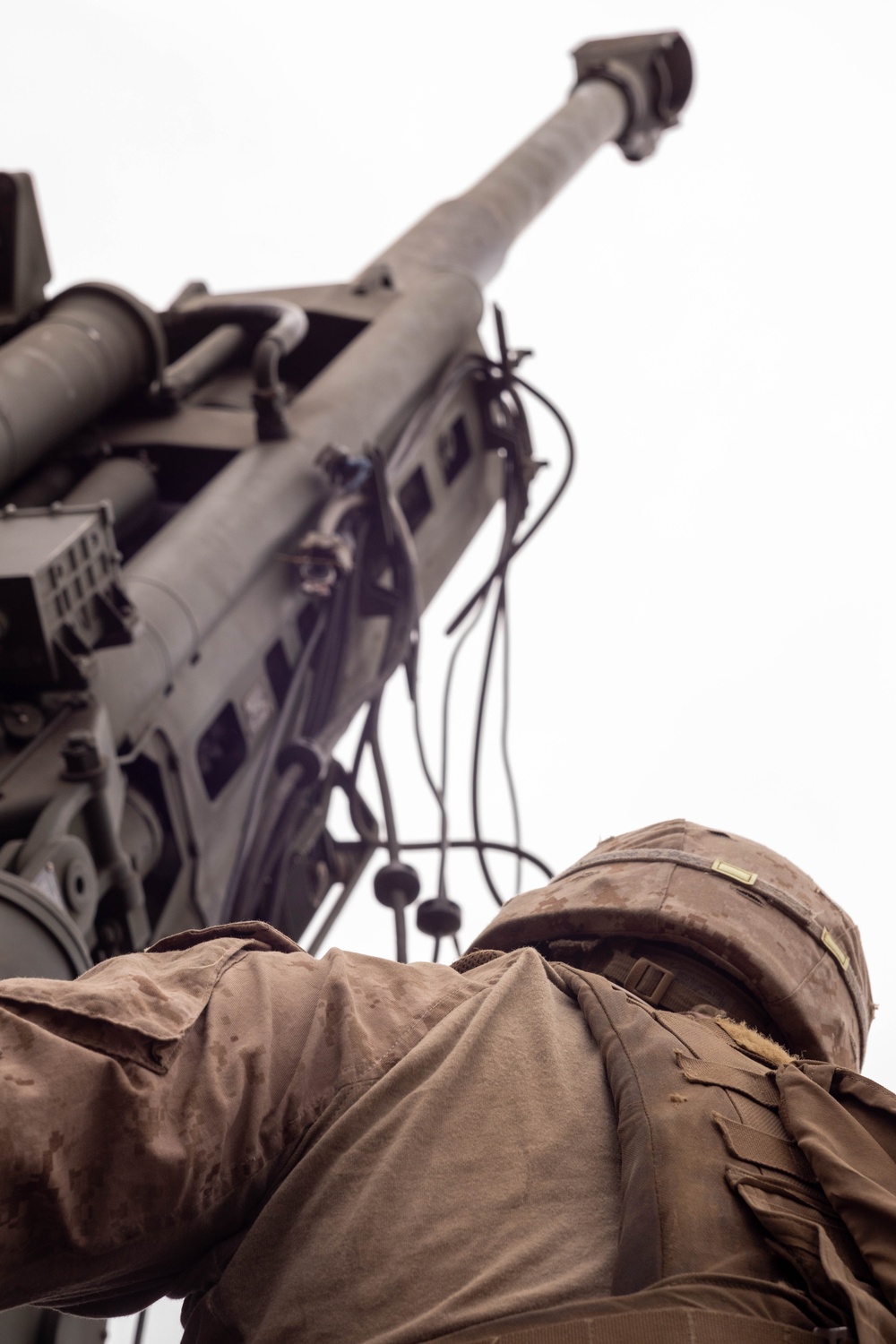 November Battery Marines conduct emplacement drills during Regimental FIREX