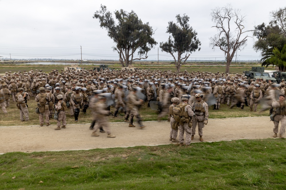 U.S. Marines attached to Task Force 51 stage for group photo