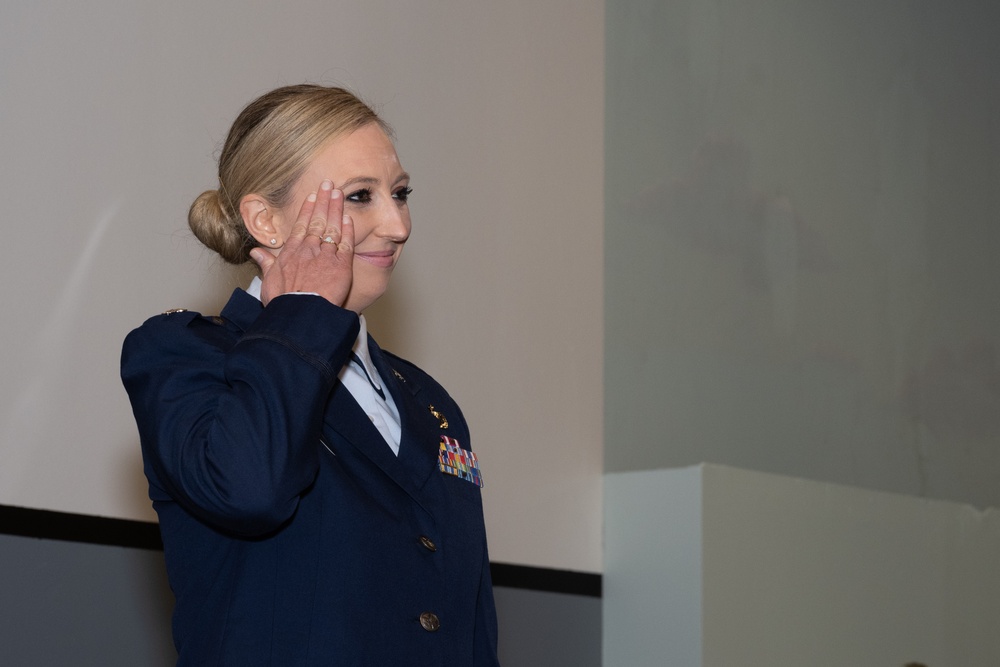 Lt. Col. Jenny Walk takes command of the 60th Contracting Squadron