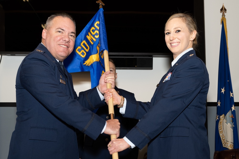 Lt. Col. Jenny Walk takes command of the 60th Contracting Squadron
