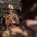 14th Marine Regiment leadership visit November battery Marines during Regimental FIREX