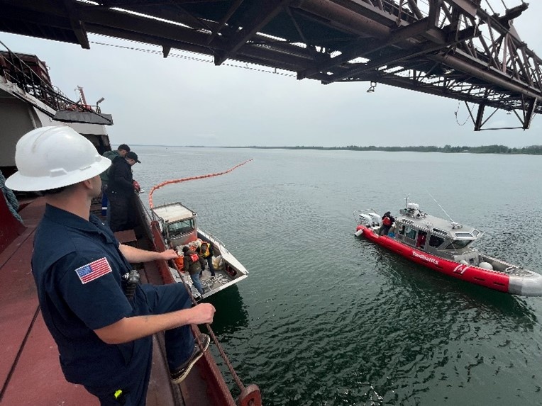 Unified Command established for Hay Lake Marine Casualty in Sault Sainte Marie, Michigan