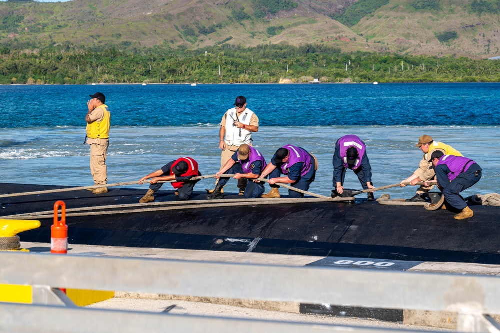 USS Minnesota (SSN 783) returns to Naval Base Guam