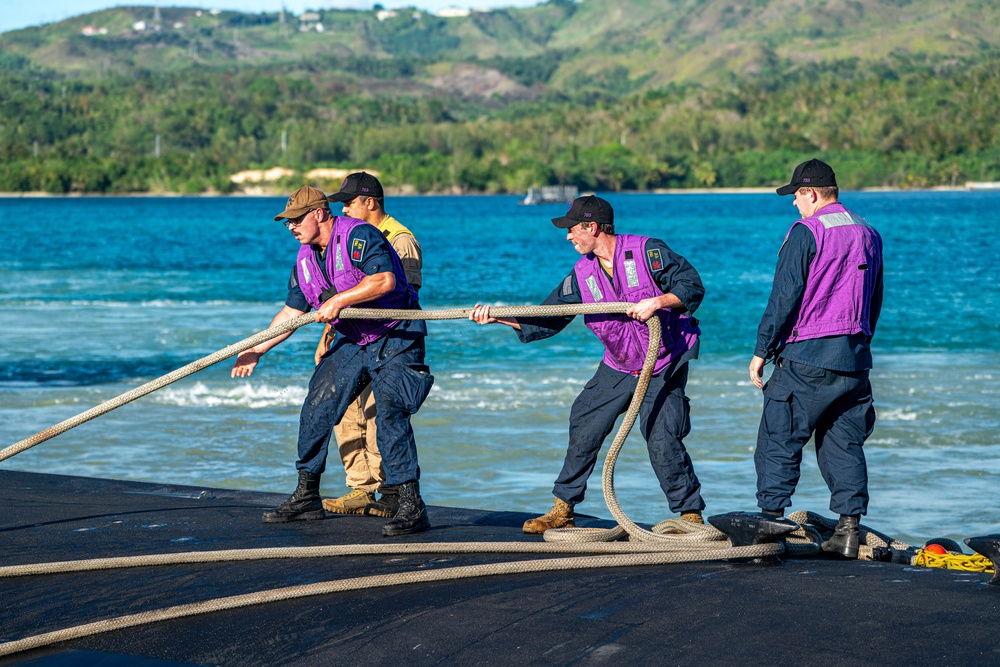 USS Minnesota (SSN 783) returns to Naval Base Guam