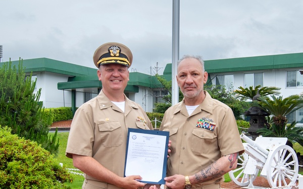 ENCS Breyette Promotes at CFAS HQ