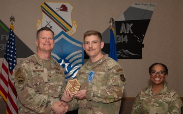 354th FW hosts a Master Sgt Release ceremony