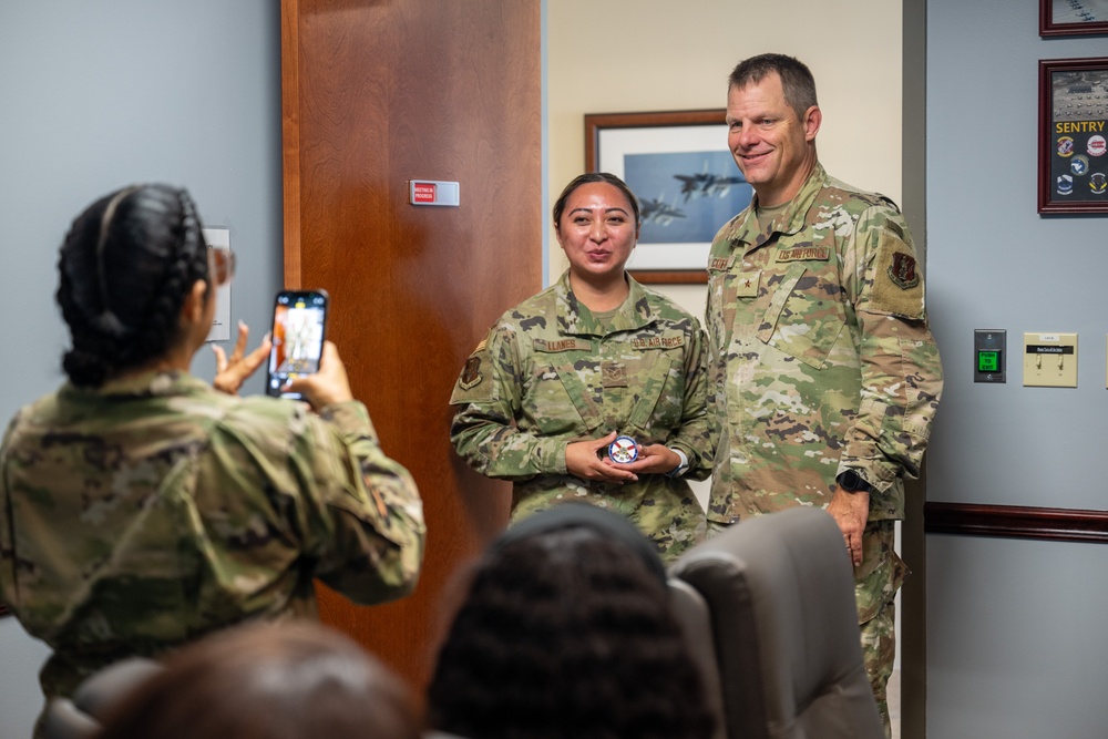 Commander's Visit Highlights Dedication, Excellence