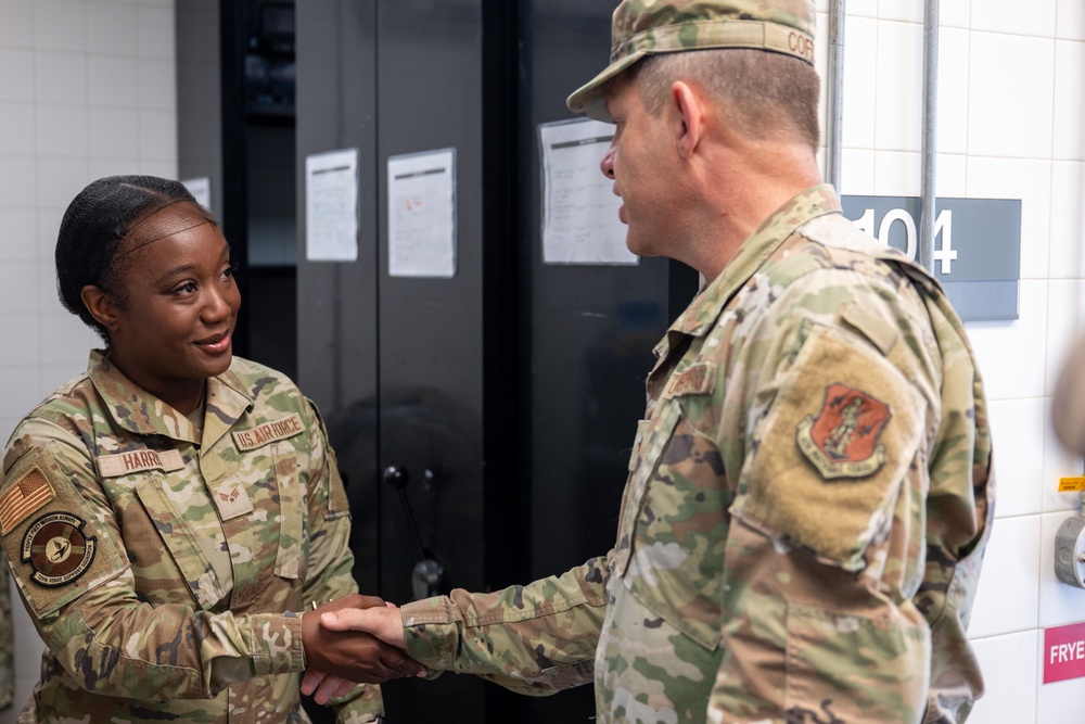 Commander's Visit Highlights Dedication, Excellence