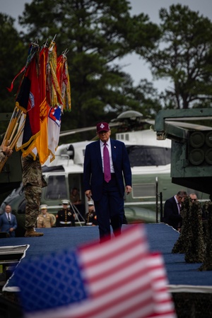 President Trump Gaggles on Air Force One, Apr. 25, 2025