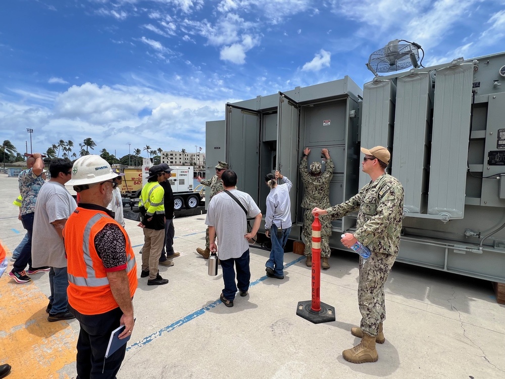 MUSE Substation Provides Rapid Shore Power Support for Naval Vessels