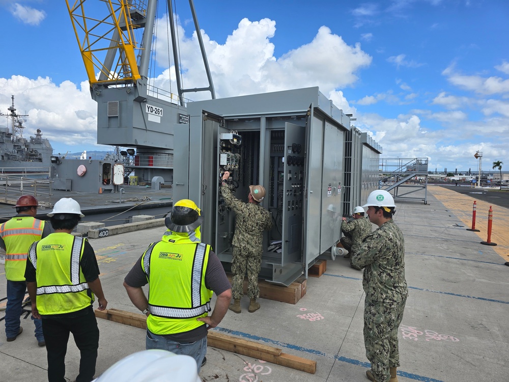 MUSE Substation Provides Rapid Shore Power Support for Naval Vessels