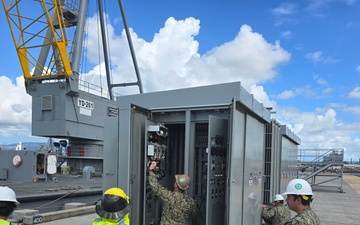 MUSE Substation Provides Rapid Shore Power Support for Naval Vessels