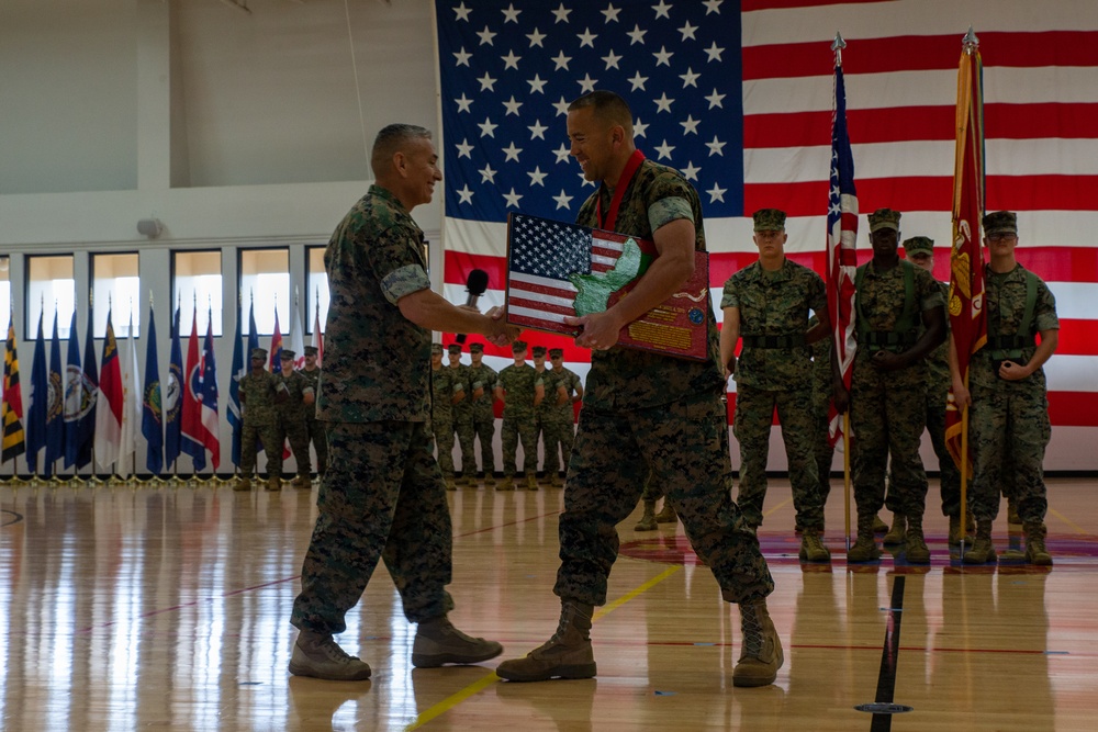 Camp Blaz Sergeant Major Relief Ceremony