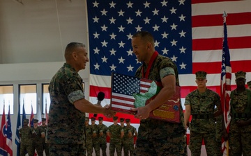 Marine Corps Base Camp Blaz Relief Ceremony for Sgt. Maj. Daniel A. Soto