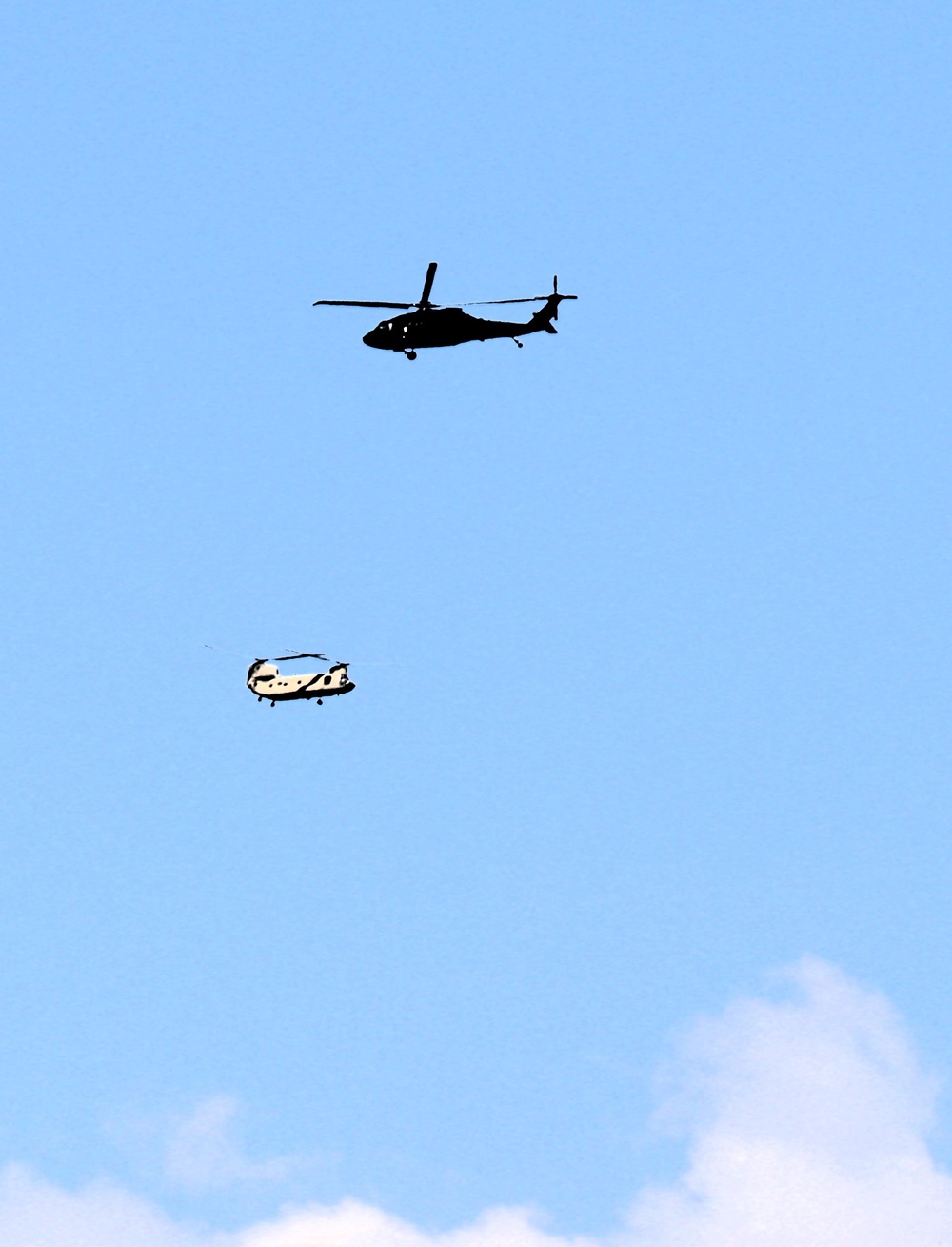 June 2025 helicopter training operations at Fort McCoy