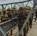 U.S. Army 11th Engineer Battalion and ROK army 1117th Engineer Group conduct joint bridge building training.