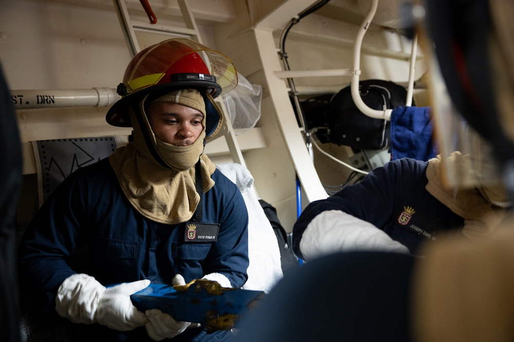 Curtis Wilbur Conduct General Quarters Drill