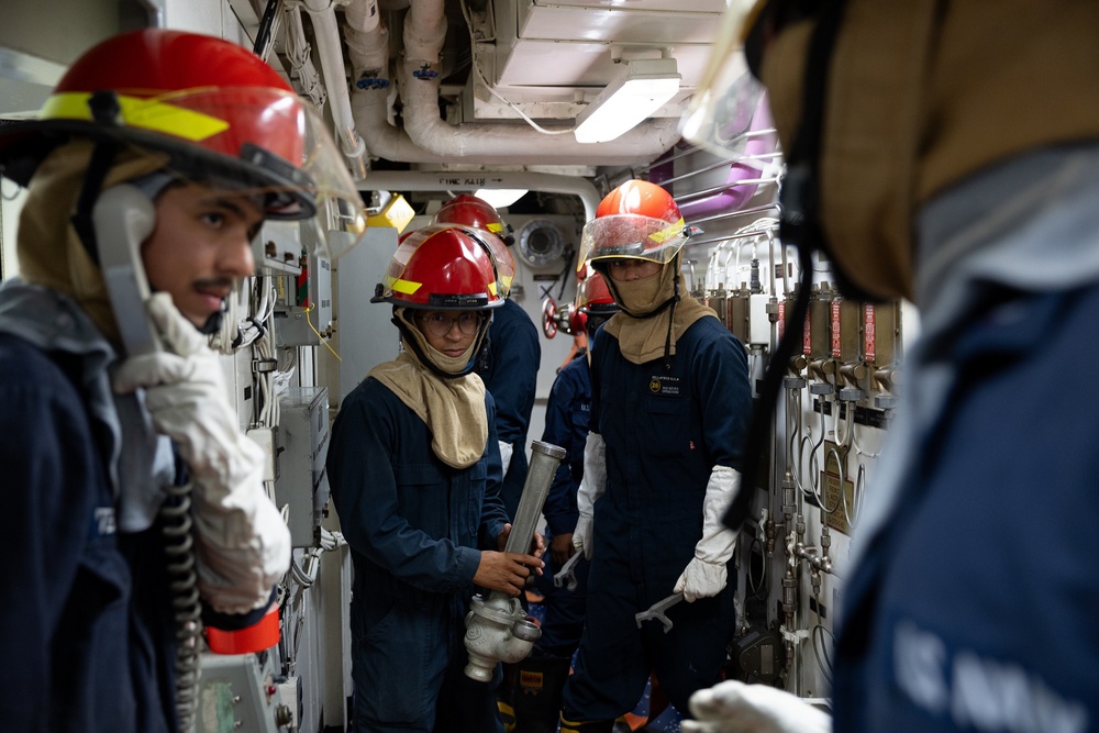 Curtis Wilbur Conduct General Quarters Drill