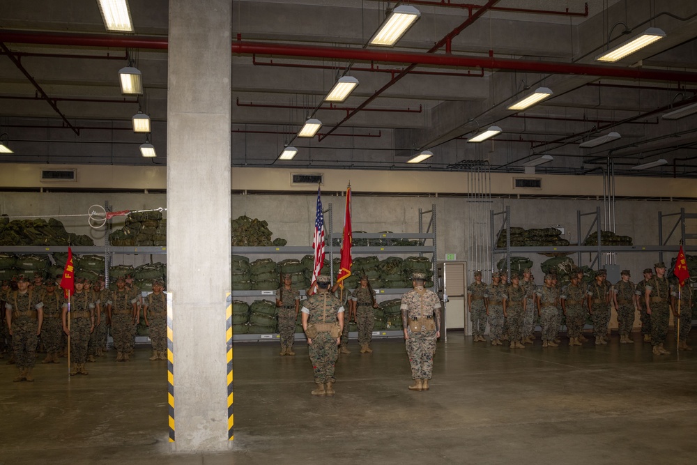 3rd Landing Support Battalion Relief and Appointment Ceremony