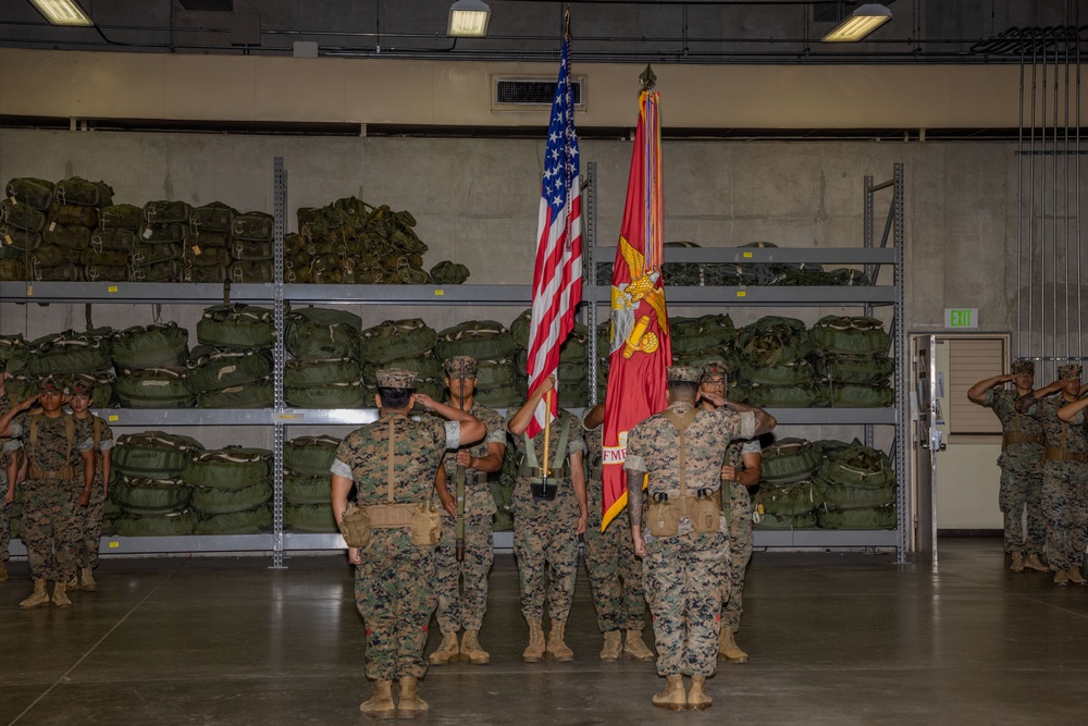 3rd Landing Support Battalion Relief and Appointment Ceremony