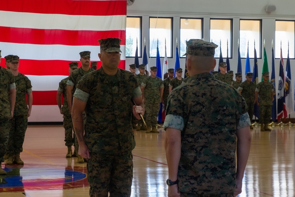 Camp Blaz Sergeant Major Relief Ceremony