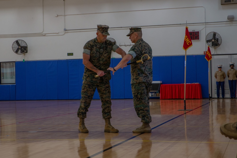 Camp Blaz Sergeant Major Relief Ceremony