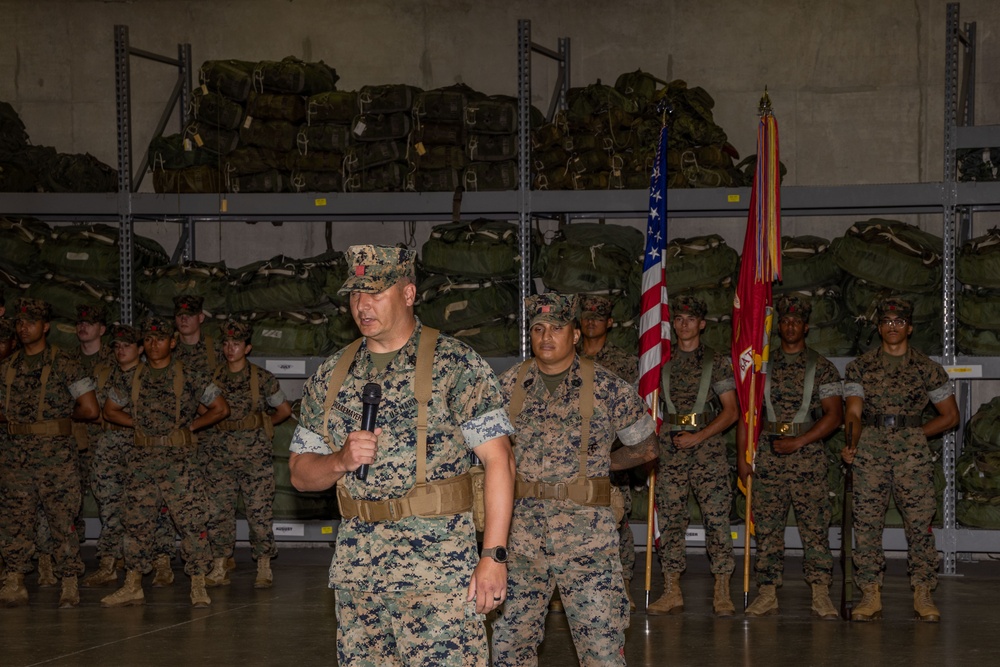 3rd Landing Support Battalion Relief and Appointment Ceremony