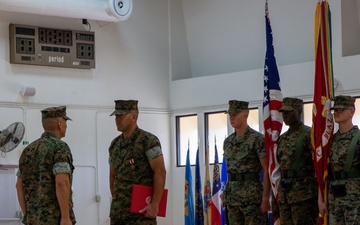 Camp Blaz Sergeant Major Relief Ceremony