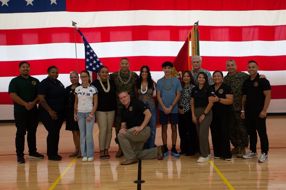 Camp Blaz Sergeant Major Relief Ceremony
