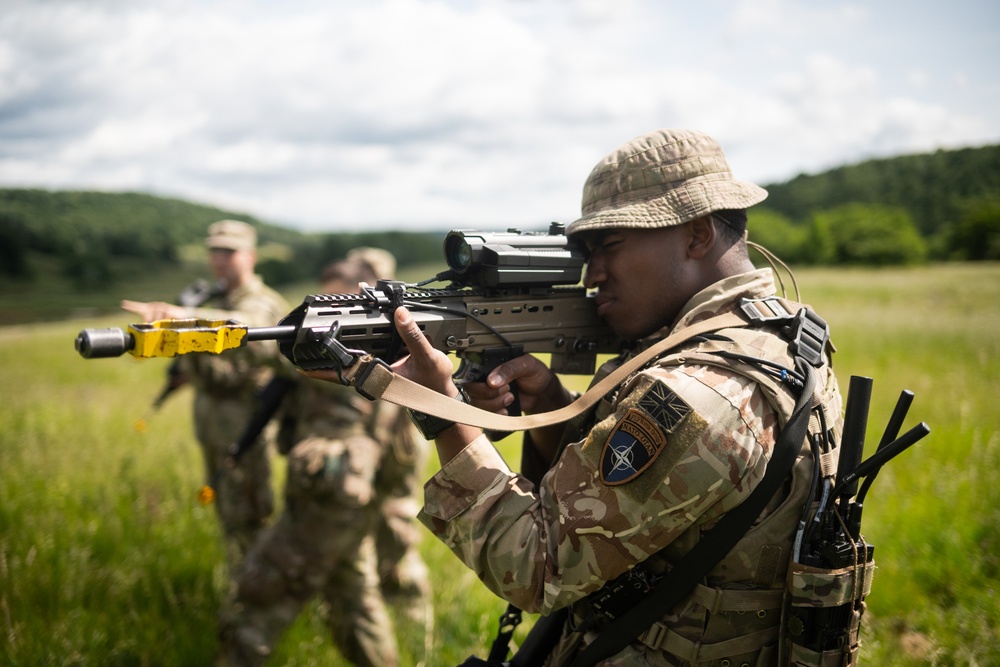 U.S. Army and British soldiers cross-train CUAS during Project Flytrap