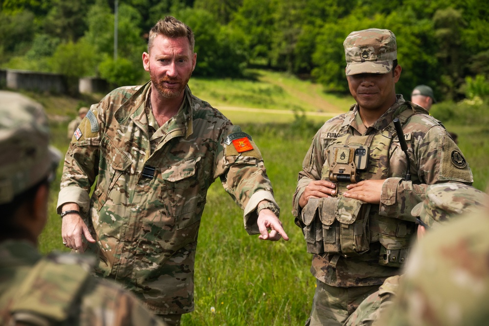 U.S. Army and British soldiers cross-train CUAS during Project Flytrap