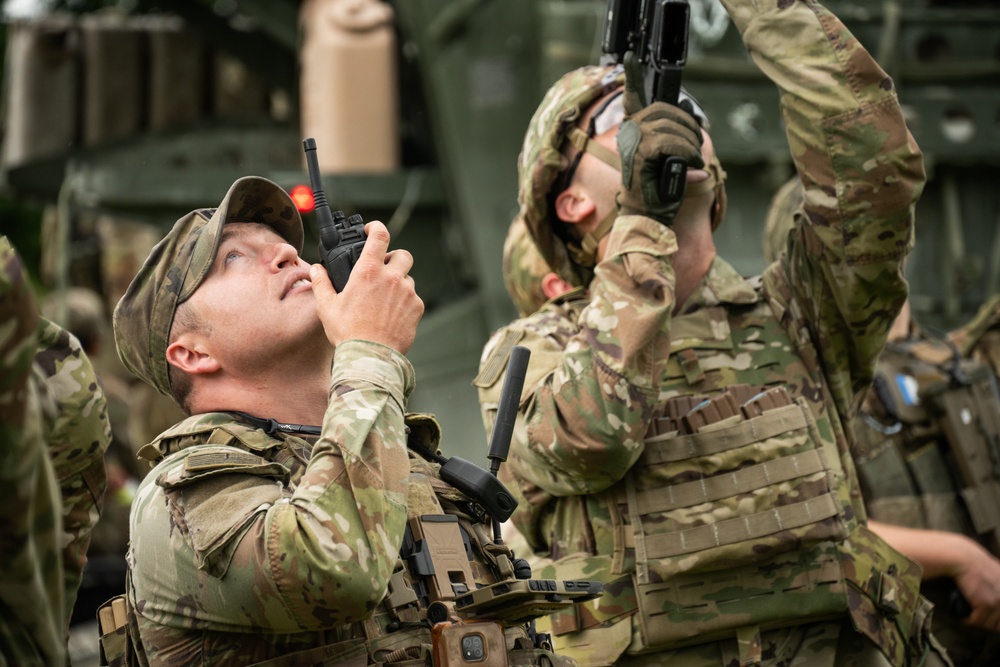 U.S. Army and British soldiers cross-train CUAS during Project Flytrap